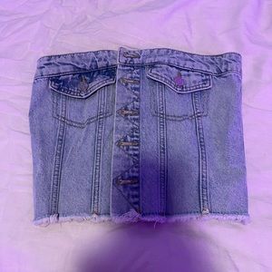 Jean Top. Brand new. Worn once.